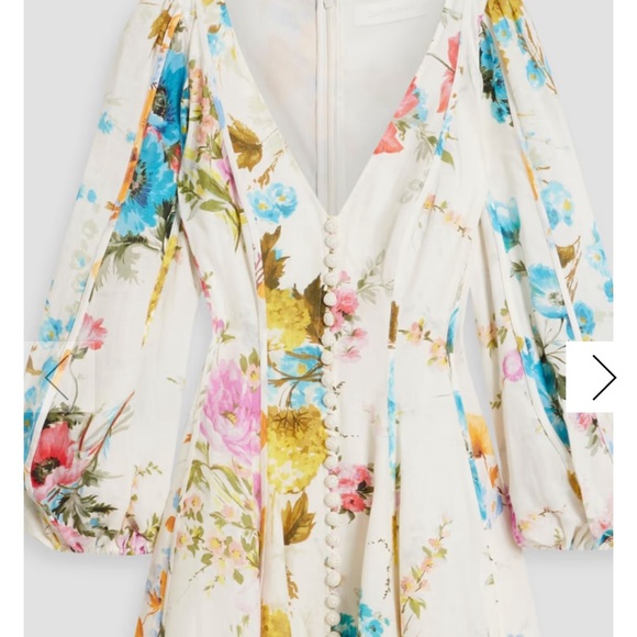 Zimmermann Floral Linen Dress - Picture 7 of 7